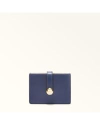 Furla - Sfera Card Case Blu Reale Soft Calf Leather - Lyst