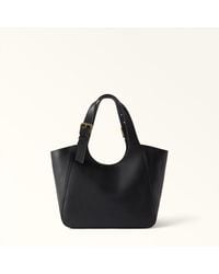 Furla - Dora Tote Nero Smith Calf Leather - Lyst