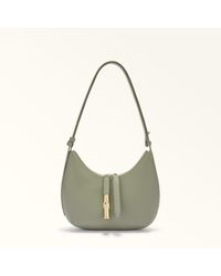 Furla - Goccia Schultertasche Agave B Night-Kalbsleder + Sidney-Kalbsleder Damen - Lyst