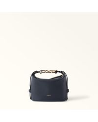 Furla - Nuvola Borsa Mini Mediterraneo Pelle Di Vitello Claris Lux Donna - Lyst