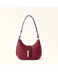 Furla - Goccia Shoulder Bag Ciliegia D Night Calf Leather + Sidney Calf Leather - Lyst