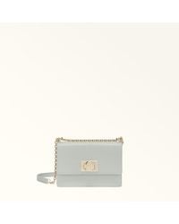 Furla - 1927 Crossbody Mini Color Cristallo D Textured Leather - Lyst