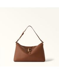 Furla - Debby Shoulder Bag L Brandy Night Calf Leather + Sidney Calf Leather - Lyst