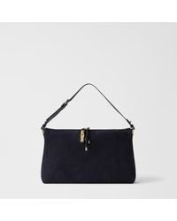 Furla - Debby Shoulder Bag L Toni Mediterraneo Suede + Sidney Calf Leather - Lyst