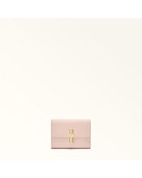 Furla - Iride Compact Wallet Dusty Textured Leather - Lyst