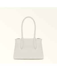 Furla - Meridiana Tote Panna Napoli Double Calf Leather - Lyst