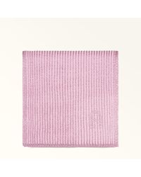 Furla - Delizia Scarf Sakura Lurex Wool Blend + Strass - Lyst