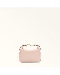 Furla - Tonie Shoulder Bag Dusty Ares Soft Textured Leather - Lyst