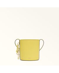 Furla - Roxie Bucket Bag Textured Leather - Lyst