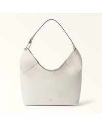 Furla - Lara Shoulder Bag Talco H Grained Calf Leather - Lyst