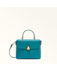 Furla - Moonlight Top Handle Amatore Night Calf Leather - Lyst