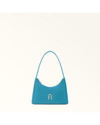 Furla - Diamante Shoulder Bag Mini Turchese A Soft Calf Leather - Lyst