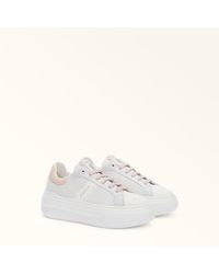 Furla - Nuage Sneakers Talco H Pelle Di Vitello Opaca + Vitello Donna - Lyst