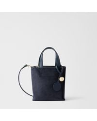 Furla - Divide It Tote Mini Toni Mediterraneo Suede + Sidney Calf Leather - Lyst