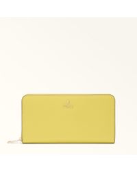 Furla - Camelia Zip Around M Textured Leather - Lyst