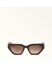 Furla - Sunglasses Cioccolato Acetate - Lyst