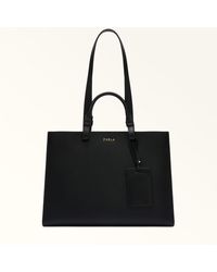 Furla - Deva Tote Nero Andromeda Calf Leather - Lyst