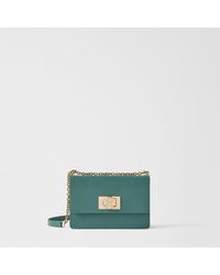 Furla - 1927 Crossbody Mini Edera Textured Leather - Lyst