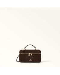 Furla - Camelia Mini Bag Toni Cioccolato Suede - Lyst