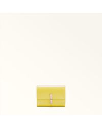 Furla - Iride Compact Wallet Museum Textured Leather - Lyst