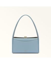 Furla - Nicole Shoulder Bag Carta Da Zucchero Night Calf Leather + Sidney Calf Leather - Lyst