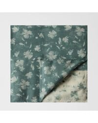 Furla - Primavera Stole 70X200 Toni Edera Silk Chiffon With Floral Dots Print - Lyst