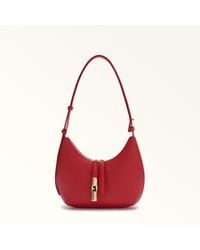 Furla - Goccia Shoulder Bag M1 Night Calf Leather + Sidney Calf Leather - Lyst