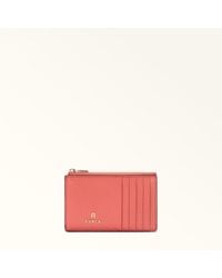 Furla - Camelia Card Case Aperitivo Textured Leather - Lyst