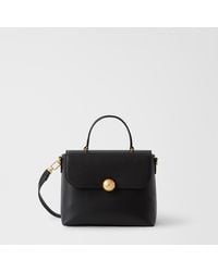 Furla - Moonlight Top Handle Nero Night Calf Leather - Lyst