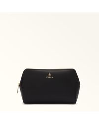Furla - Camelia Beauty Case Pelle Stampata Donna - Lyst