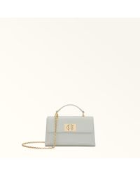 Furla - 1927 Mini Bag Color Cristallo D Textured Leather - Lyst