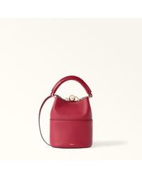 Furla - Sfera Mini Bag Lacca Napoli Double Calf Leather - Lyst