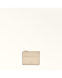 Furla - Camelia Card Case Azalea Textured Leather - Lyst
