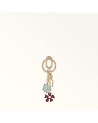 Furla - Crystal Keyring Nebbia Metal + Enamel - Lyst