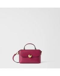 Furla - Moonlight Top Handle Rododendro Night Calf Leather - Lyst