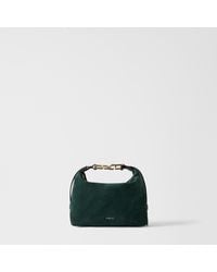 Furla - Tonie Shoulder Bag Xl Toni Dark Forest Suede - Lyst
