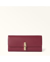 Furla - Iride Continental Wallet Ciliegia D Textured Leather - Lyst