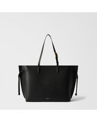 Furla - Ava Tote Nero Double Pebble Calf Leather - Lyst