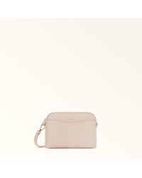Furla - Gea Pochette Azalea Textured Leather - Lyst