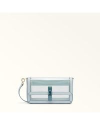 Furla - Iride Crossbody Toni Artemisia Tpu Fabric + Sidney Calf Leather - Lyst