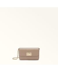 Furla - 1927 Mini Sac Stucco Cuir Texturé Femme - Lyst