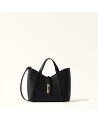Furla - Goccia Shoulder Bag Nero Night Calf Leather + Sidney Calf Leather - Lyst