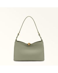 Furla - Sfera Soft Borsa A Spalla Agave B Pelle Di Vitello Verona Donna - Lyst