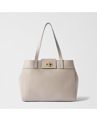 Furla - Amelia Tote Cachemire Diamond Grained Leather - Lyst
