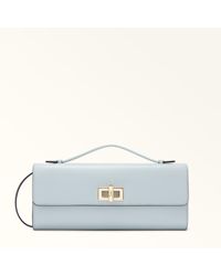 Furla - Clara Clutch Artemisia Soft Calf Leather - Lyst