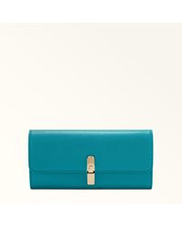 Furla - Iride Continental Wallet Amatore Textured Leather - Lyst