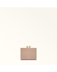 Furla - Dots Compact Wallet Anemone Sidney Calf Leather - Lyst