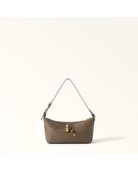 Furla - Debby Shoulder Bag Xl Muddy Night Calf Leather + Sidney Calf Leather - Lyst