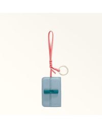Furla - Iride Charm Toni Carta Da Zucchero Textured Leather + Leather Mirror Effect - Lyst