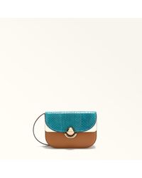 Furla - Sfera Crossbody Mini Amatore Elaphe Lux Leather + Soft Calf Leather - Lyst